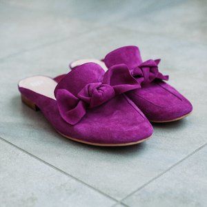 BP. Purple Maddy Mule, Suede leather, 10 M